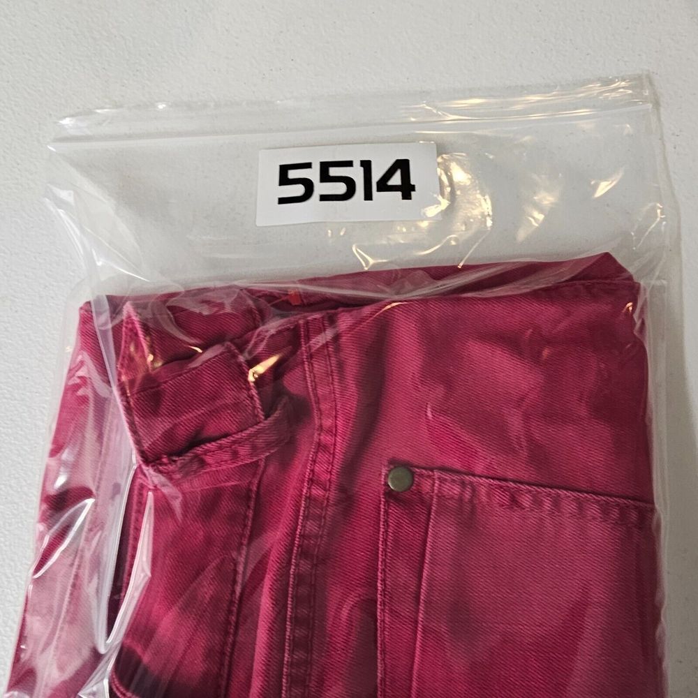 Chico's Platinum Denim Womens Size 1/US 8 Capri High Rise Pink Jeans Stretch EUC - Picture 11 of 11